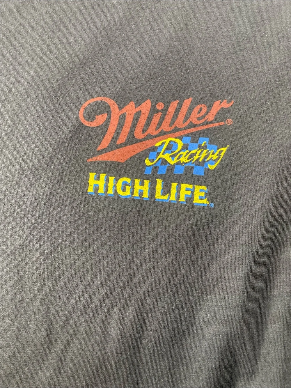 Miller High Life‎ Racing Black Long Sleeve Tee